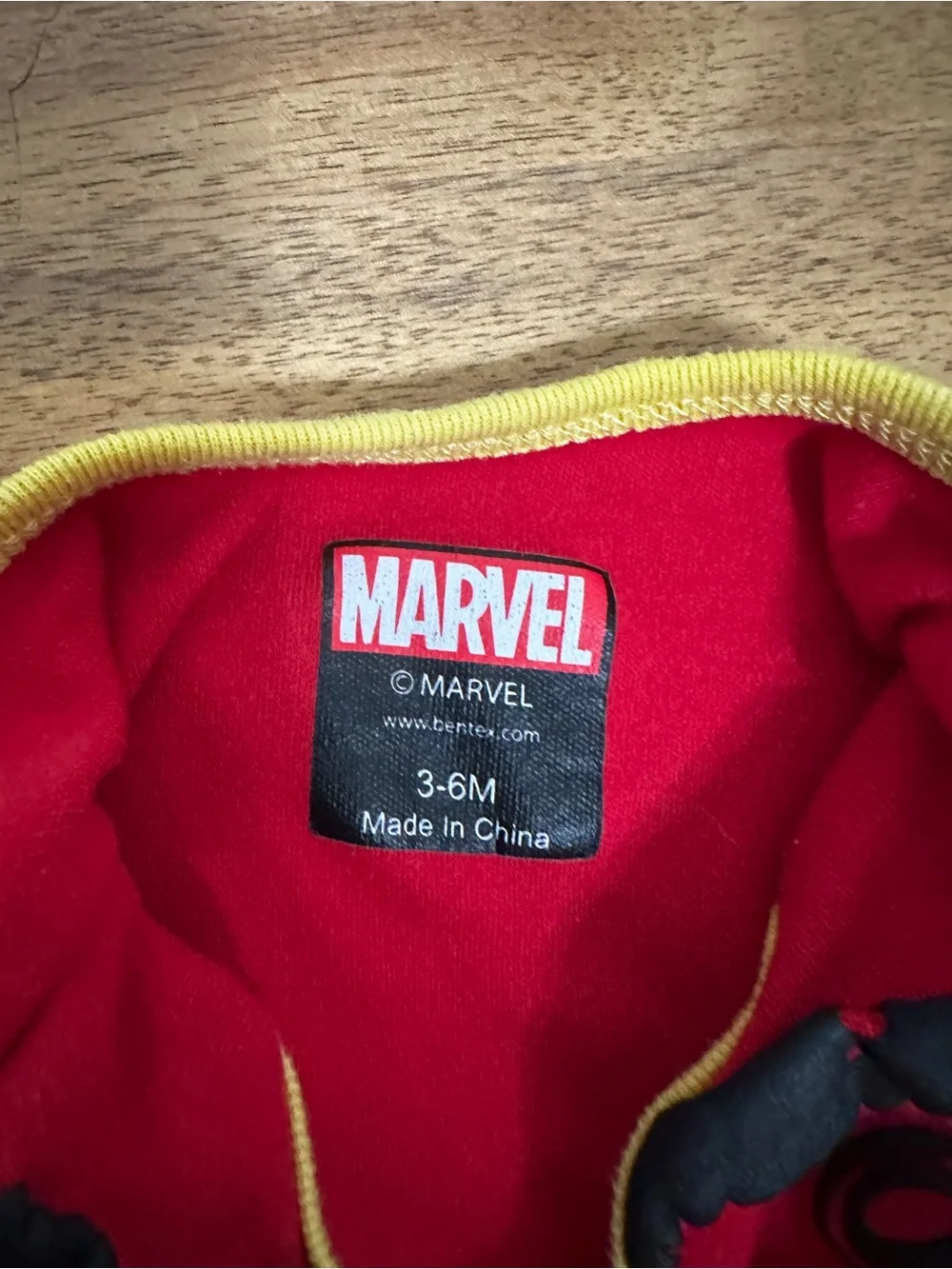 Marvel Ironman Baby Bodysuit size 3-6m